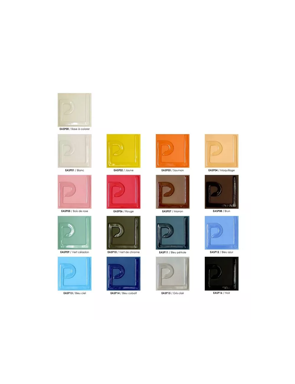 ENGOBE FAÏENCE GRÈS & PORCELAINE LIQUIDE SS PLB NOIR 1KG EASP16LL