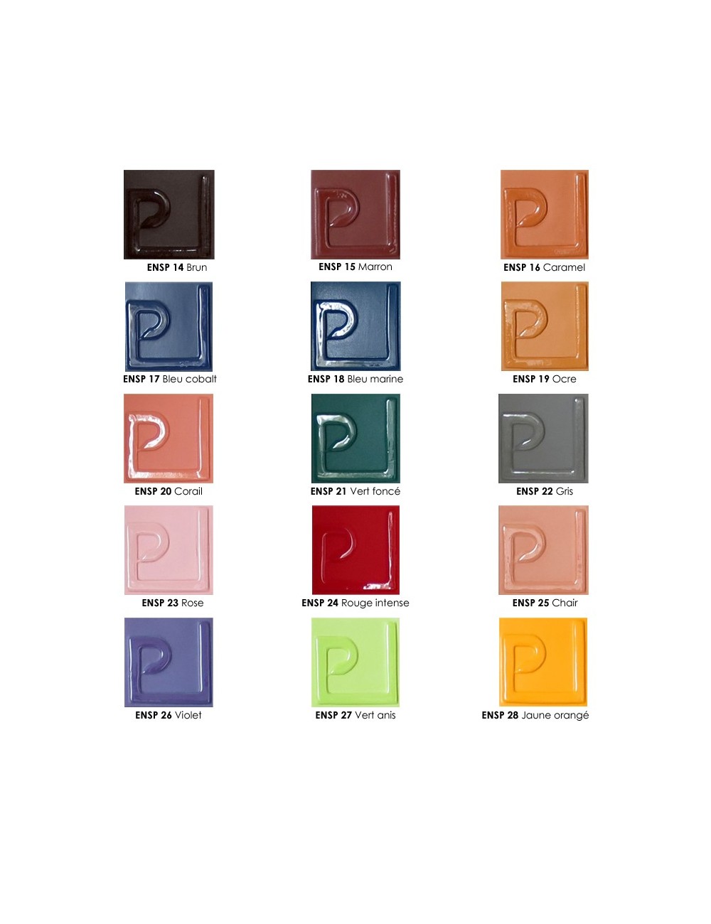 ENGOBE FAÏENCE LIQUIDE SANS PLOMB BASE À COLORER 250GR ENSP01L