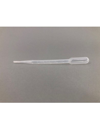 PIPETTE A BULBE POLYPROPYLENE 7ML graduées a 3ml LOT DE 10 UNITES