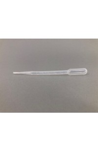 PIPETTE A BULBE POLYPROPYLENE 7ML graduées a 3ml LOT DE 10 UNITES