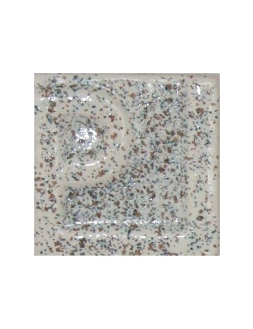 ÉMAIL FAÏENCE LIQUIDE OPAQUE À EFFET SANS PLOMB MOUCHETÉ BLANC 250GR