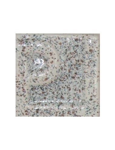 ÉMAIL FAÏENCE LIQUIDE OPAQUE À EFFET SANS PLOMB MOUCHETÉ BLANC 1KG