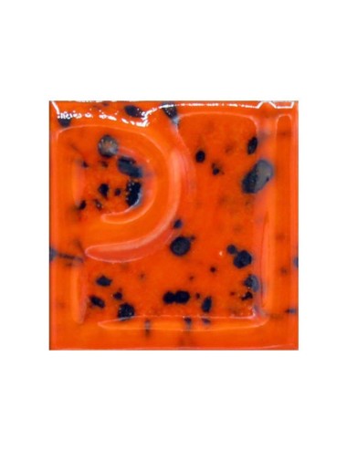 ÉMAIL FAÏENCE LIQUIDE OPAQUE À EFFET SS PLOMB MOUCHETÉ PAPAYE 250GR