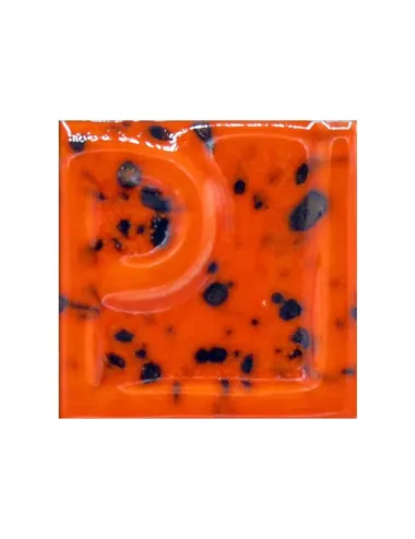 ÉMAIL FAÏENCE LIQUIDE OPAQUE À EFFET SS PLOMB MOUCHETÉ PAPAYE 1KG