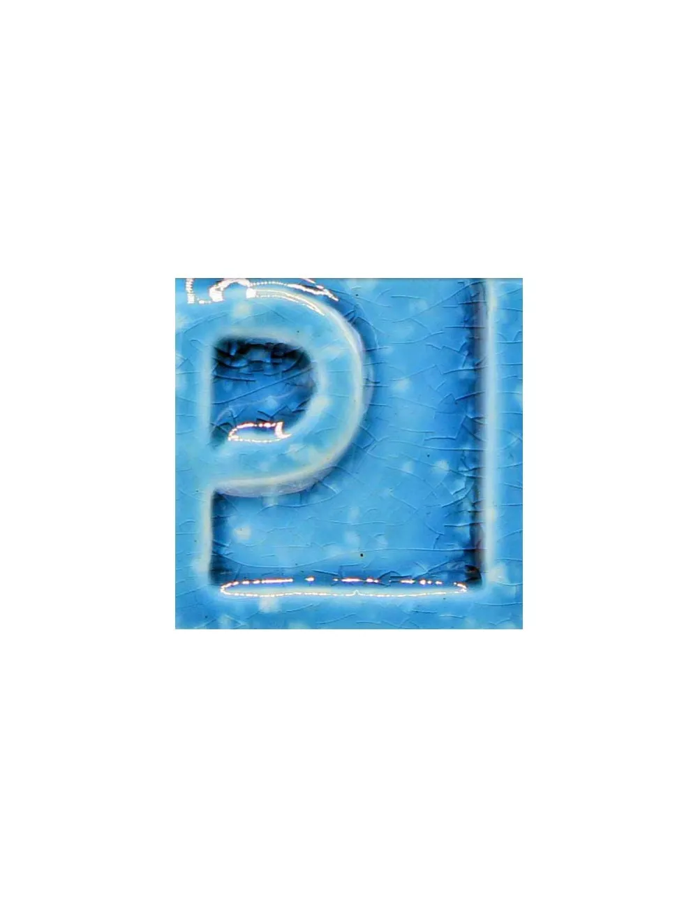 ÉMAIL FAÏENCE LIQUIDE OPAQUE À EFFET SS PLB MOUCHETÉ TURQUOISE 250GR