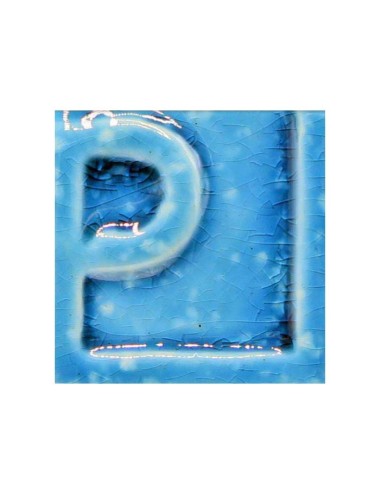 ÉMAIL FAÏENCE LIQUIDE OPAQUE À EFFET SS PLB MOUCHETÉ TURQUOISE 1KG