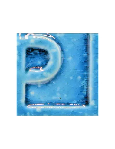 ÉMAIL FAÏENCE LIQUIDE OPAQUE À EFFET SS PLB MOUCHETÉ TURQUOISE 1KG