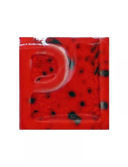 ÉMAIL FAÏENCE LIQUIDE OPAQUE À EFFET SS PLB MOUCHETÉ FRAISE 250GR