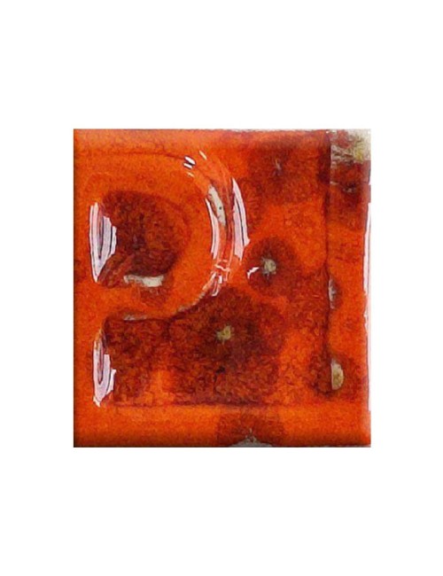 ÉMAIL FAÏENCE LIQUIDE OPAQUE À EFFET MOUCHETÉ ORANGE 250GR PSE722