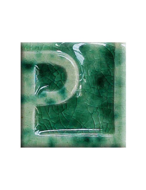 ÉMAIL FAÏENCE LIQUIDE OPAQUE À EFFET MOUCHETÉ VERT-FONCÉ 250GR PSE310