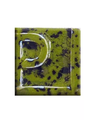ÉMAIL FAÏENCE LIQUIDE OPAQUE À EFFET MOUCHETÉ NOIR-VERT 250GR PSE25