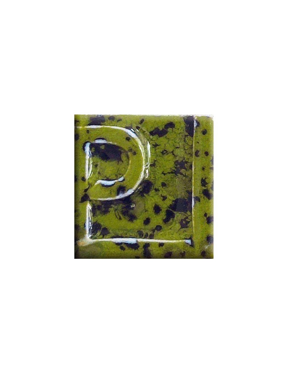 ÉMAIL FAÏENCE LIQUIDE OPAQUE À EFFET MOUCHETÉ NOIR-VERT 250GR PSE25