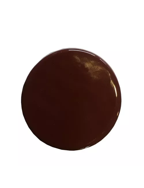 ÉMAIL FAÏENCE LIQUIDE TRANSP. SS PLB BRILL. MARRON FONCÉ 1KG SOL09/10