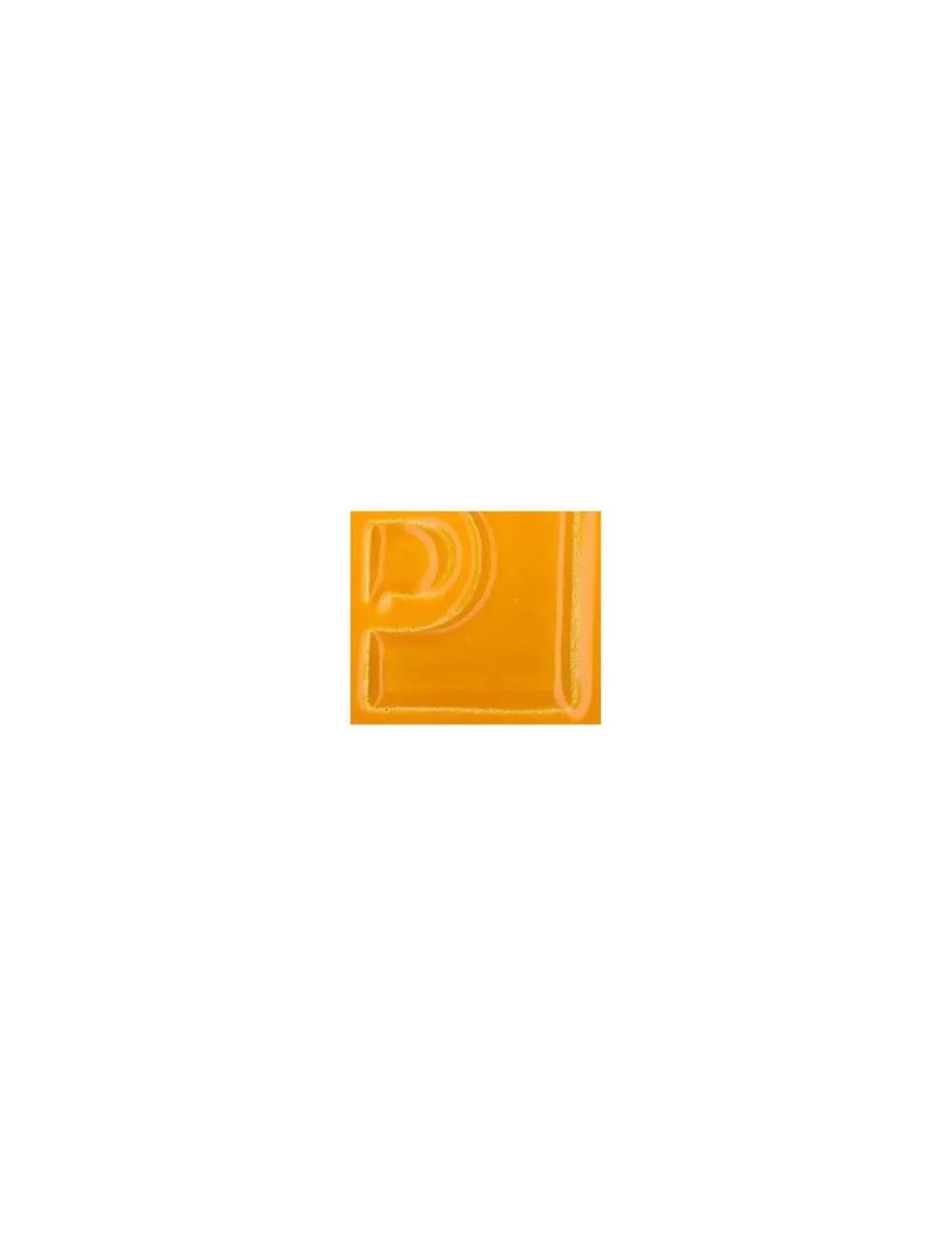 ÉMAIL FAÏENCE TRANSPARENT SS PLOMB BRILLANT JAUNE ORANGÉ VIF XP3050/T