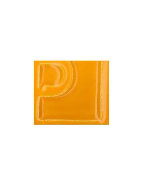 ÉMAIL FAÏENCE TRANSPARENT SS PLOMB BRILLANT JAUNE ORANGÉ VIF XP3050/T