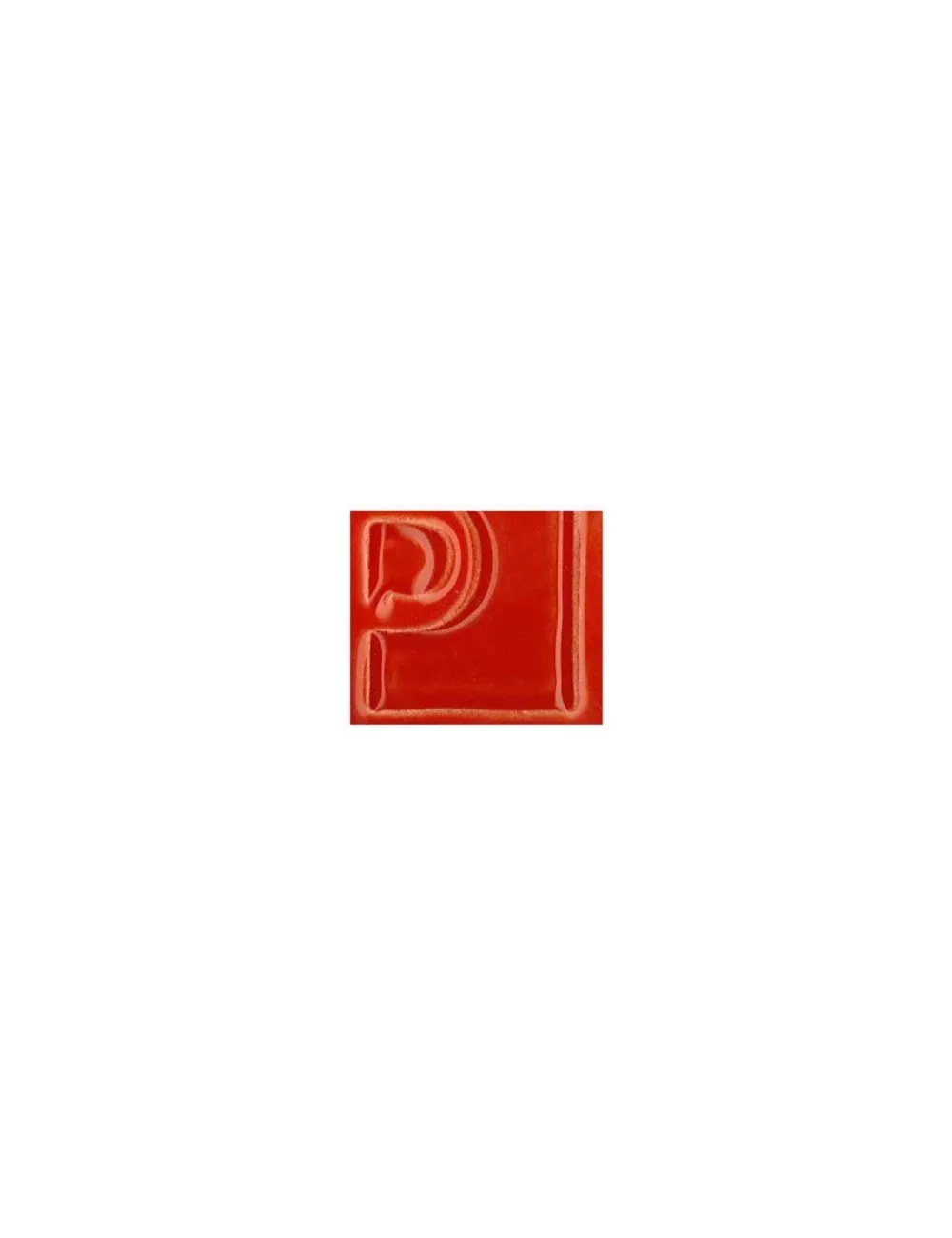 ÉMAIL FAÏENCE TRANSPARENT SS PLOMB BRILLANT ROUGE VIF XP3052/T