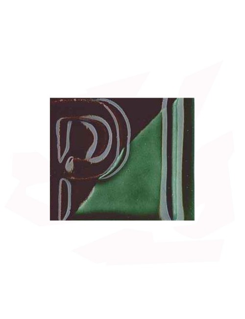 ÉMAIL FAÏENCE TRANSPARENT SANS PLOMB BRILLANT VERT DE CUIVRE XP3048