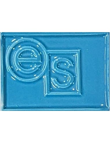 ÉMAIL TRANSPARENT FAÏENCE BLEU CIEL INTENSE BRILLANT SS PLOMB ES8057