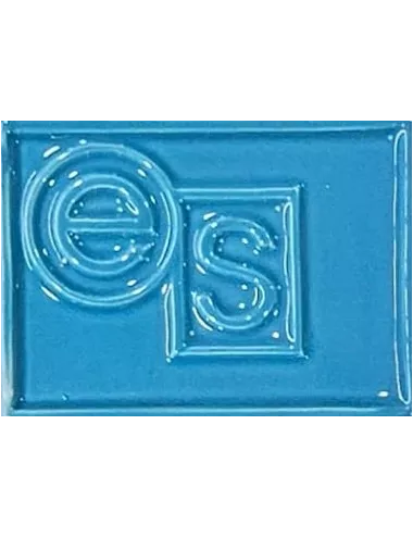 ÉMAIL FAÏENCE TRANSPARENT BLEU CIEL INTENSE BRILLANT SS PLOMB ES8057