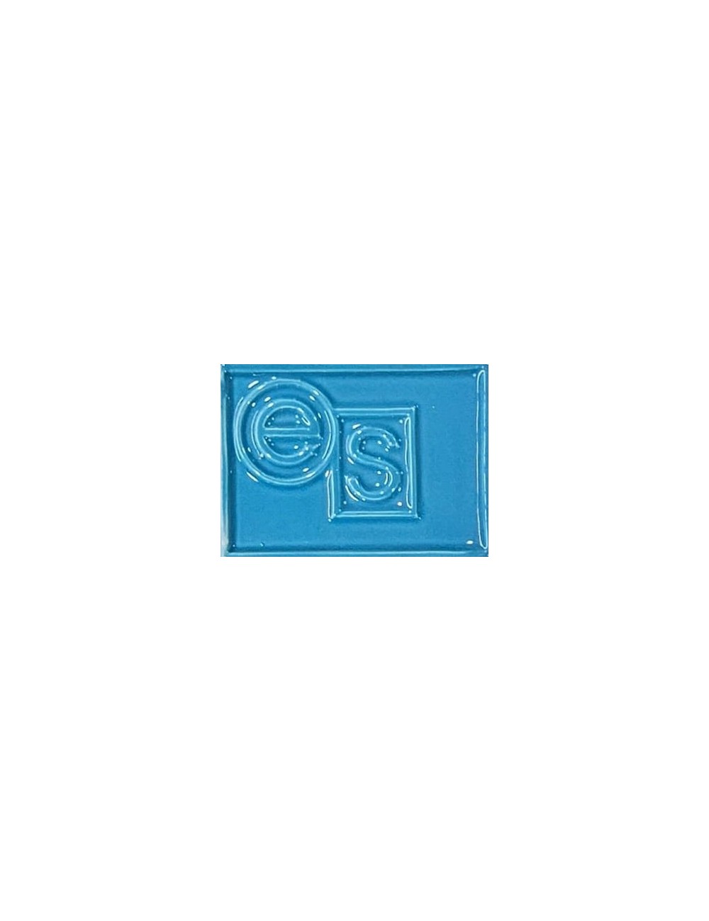 ÉMAIL TRANSPARENT FAÏENCE BLEU CIEL INTENSE BRILLANT SS PLOMB ES8057