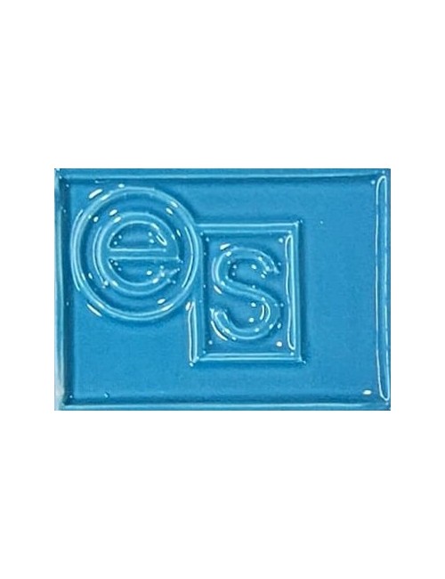ÉMAIL TRANSPARENT FAÏENCE BLEU CIEL INTENSE BRILLANT SS PLOMB ES8057