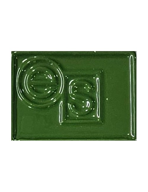 ÉMAIL FAÏENCE TRANSPARENT SANS PLOMB BRILLANT VERT FONCÉ ES7856