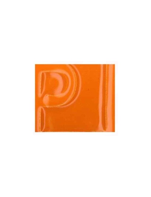 ÉMAIL FAÏENCE TRANSPARENT SANS PLOMB BRILLANT ORANGE VIF XP3051/T