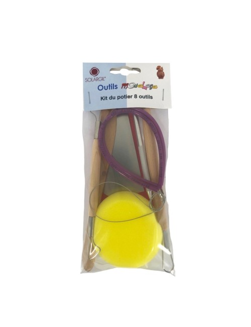 KIT DU POTIER (8 OUTILS)
