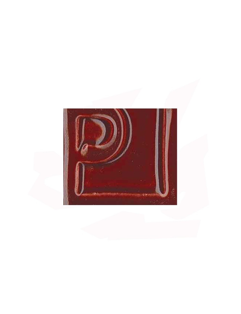 ÉMAIL FAÏENCE TRANSPARENT BRILLANT LIE DE VIN - "Méditerrannée" 5762