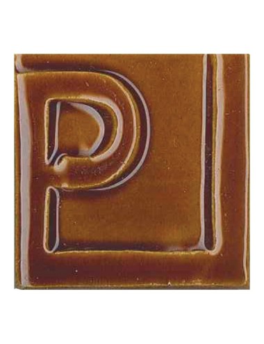 ÉMAIL FAÏENCE TRANSPARENT BRILLANT BRUN COGNAC CLAIR 5282