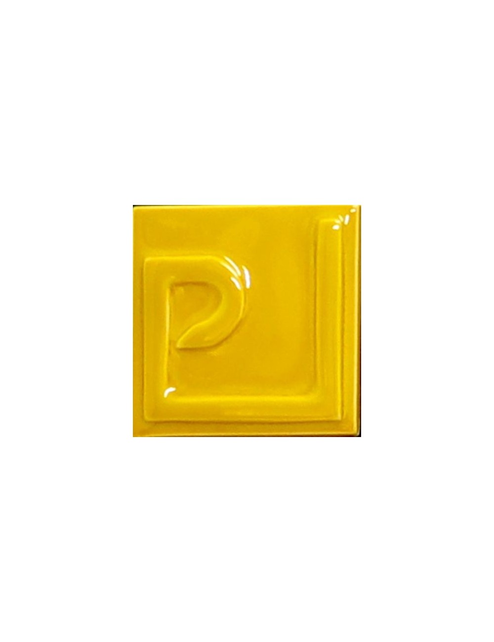 ÉMAIL FAÏENCE OPAQUE SS PLB BRILLANT CADMIUM JAUNE BOUTON D'OR EEC01