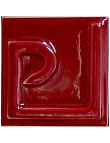 ÉMAIL FAÏENCE OPAQUE SANS PLOMB BRILLANT CADMIUM ROUGE FONCÉ EECS05