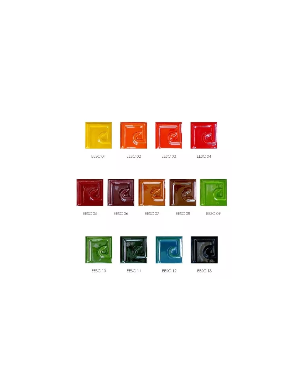 ÉMAIL FAÏENCE OPAQUE SANS PLOMB BRILLANT CADMIUM VERT FONCÉ EECS11