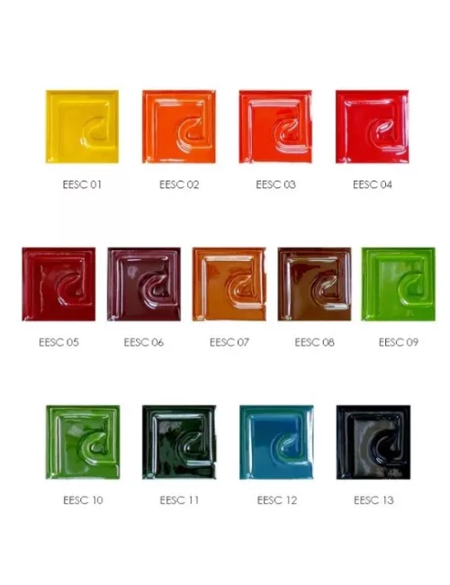 ÉMAIL FAÏENCE OPAQUE SANS PLOMB BRILLANT CADMIUM VERT FONCÉ EECS11