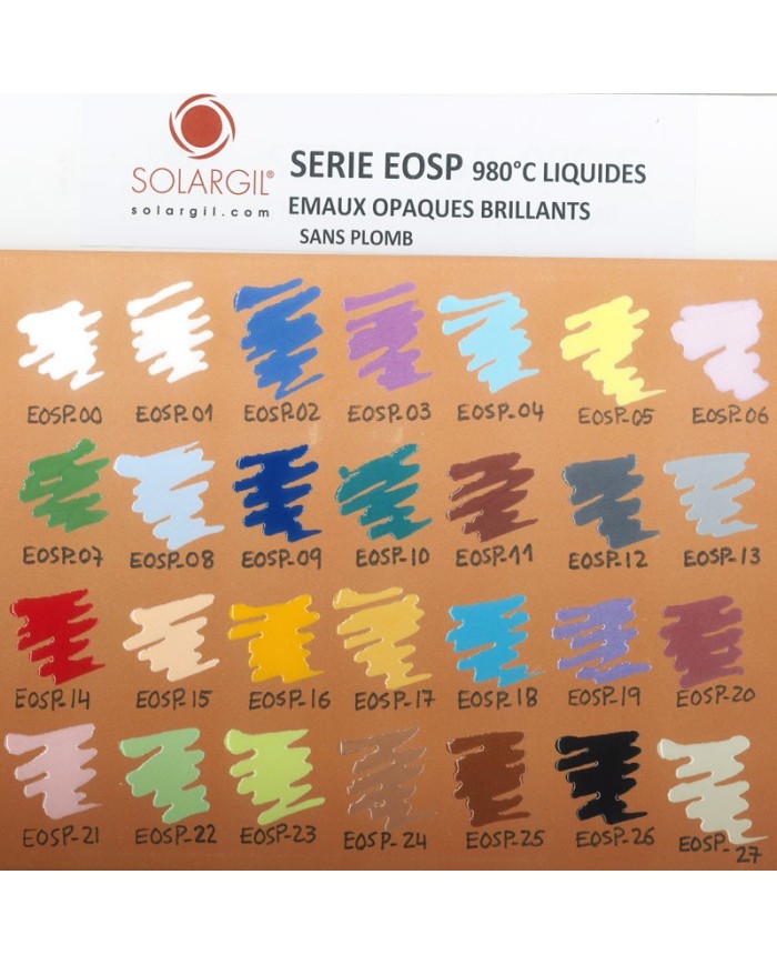 EMAIL EOSP-12 GRIS FONCE OPAQUE SANS PLOMB