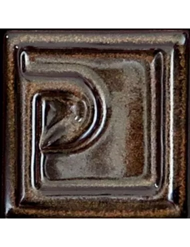 ÉMAIL FAÏENCE À EFFET AVENTURINE SS PLB BRIL. LUSTRE CUIVRE E21017/51