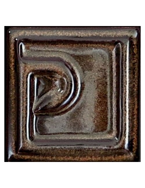 ÉMAIL FAÏENCE À EFFET AVENTURINE SS PLB BRIL. LUSTRE CUIVRE E21017/51