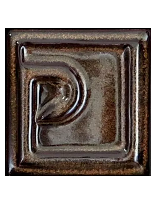 ÉMAIL FAÏENCE À EFFET AVENTURINE SS PLB BRIL. LUSTRE CUIVRE E21017/51