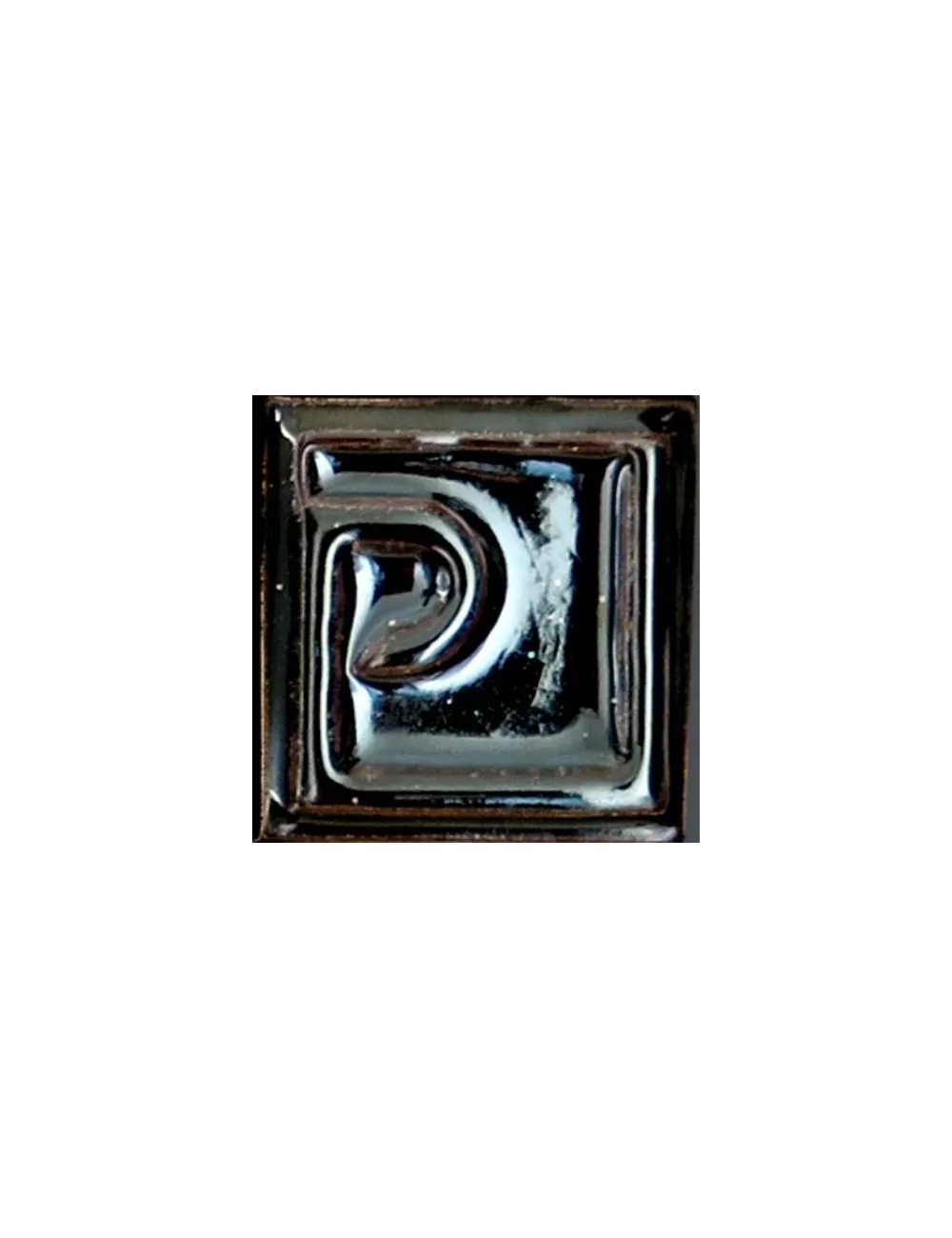 ÉMAIL FAÏENCE À EFFET AVENTURINE SS PLB BRIL. LUSTRE NOIR E21017/69