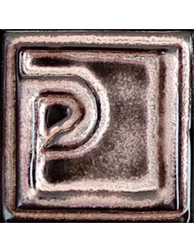 ÉMAIL FAÏENCE À EFFET AVENTURINE SS PLB BRIL. LUSTRE POURPRE E21017