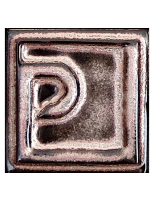 ÉMAIL FAÏENCE À EFFET AVENTURINE SS PLB BRIL. LUSTRE POURPRE E21017