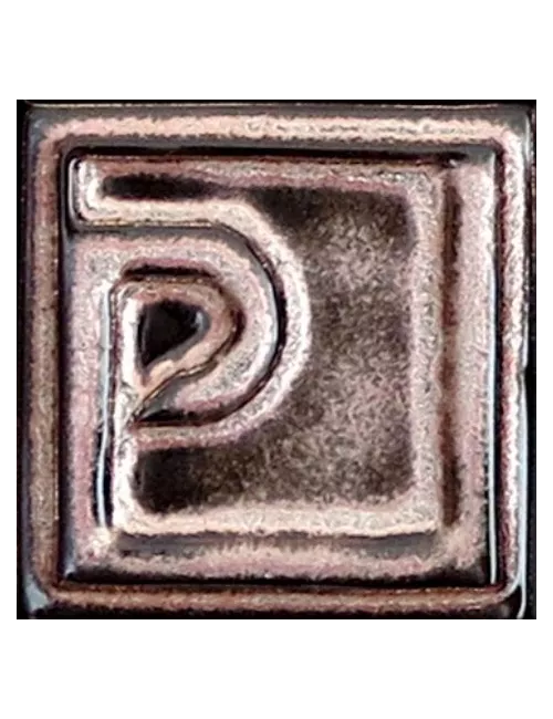 ÉMAIL FAÏENCE À EFFET AVENTURINE SS PLB BRIL. LUSTRE POURPRE E21017