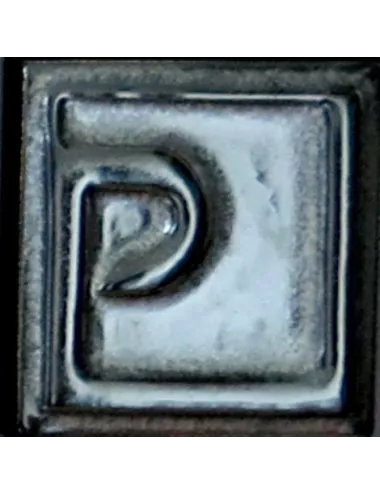 ÉMAIL FAÏENCE À EFFET AVENTURINE SS PLB BRIL. SATINÉ NOIR E21017/46