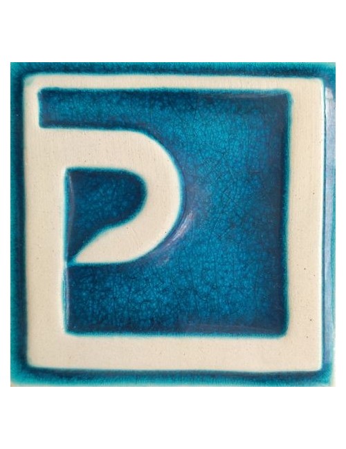 ÉMAIL FAÏENCE TRANSPARENT GROSSE ÉPAISSEURBLEU PETROLE GE409