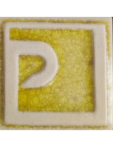 ÉMAIL FAÏENCE TRANSPARENT GROSSE ÉPAISSEUR JAUNE GE401