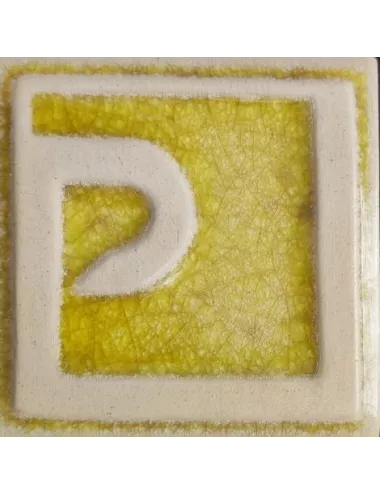 ÉMAIL FAÏENCE TRANSPARENT GROSSE ÉPAISSEUR JAUNE GE401