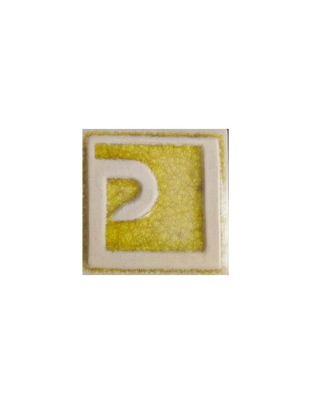 ÉMAIL FAÏENCE TRANSPARENT GROSSE ÉPAISSEUR JAUNE GE401