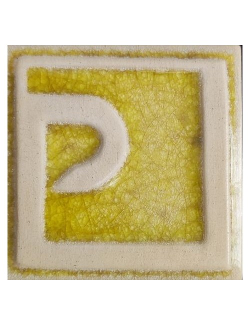 ÉMAIL FAÏENCE TRANSPARENT GROSSE ÉPAISSEUR JAUNE GE401