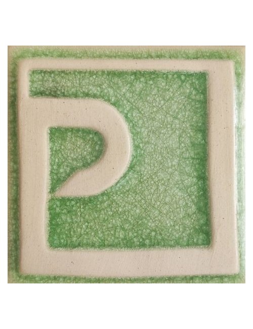 ÉMAIL FAÏENCE TRANSPARENT GROSSE ÉPAISSEUR VERT D EAU GE406