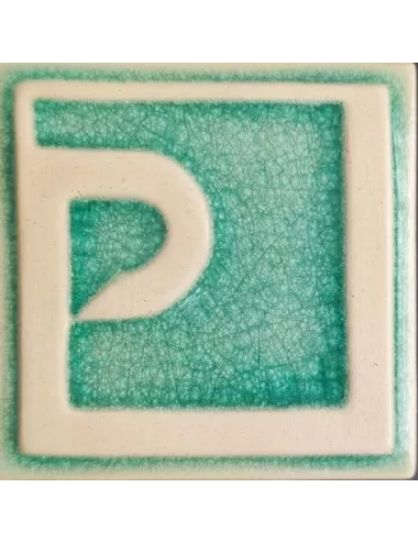 ÉMAIL FAÏENCE TRANSPARENT GROSSE ÉPAISSEUR VERT TURQUOISE GE407